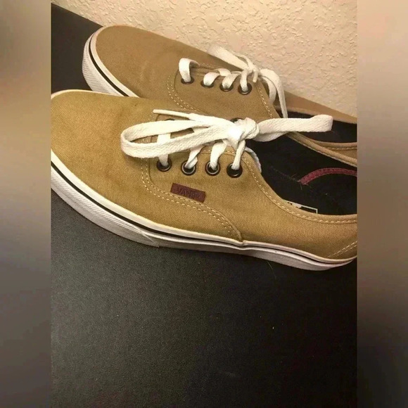 Men’s white and tan Vans size 5 - Picture 7 of 16